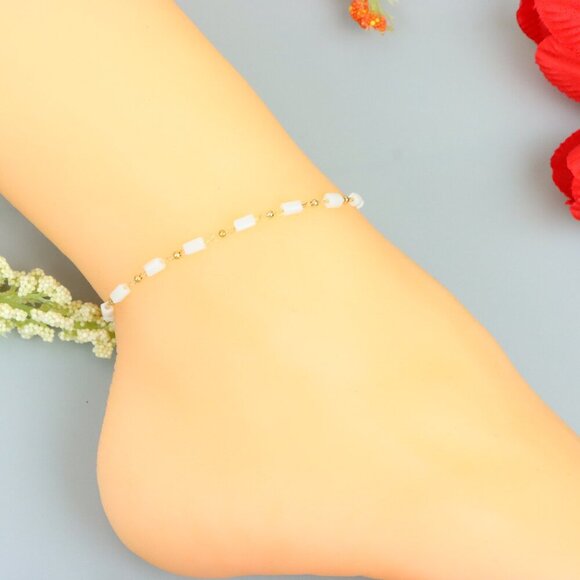 "Handmade Anklet – A Stylish Choice for Women, Thoughtful Gift Idea, EVCH1325 - Picture 6 of 15